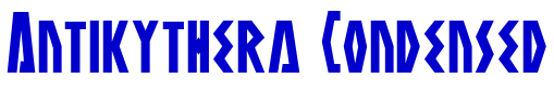 Antikythera Condensed フォント